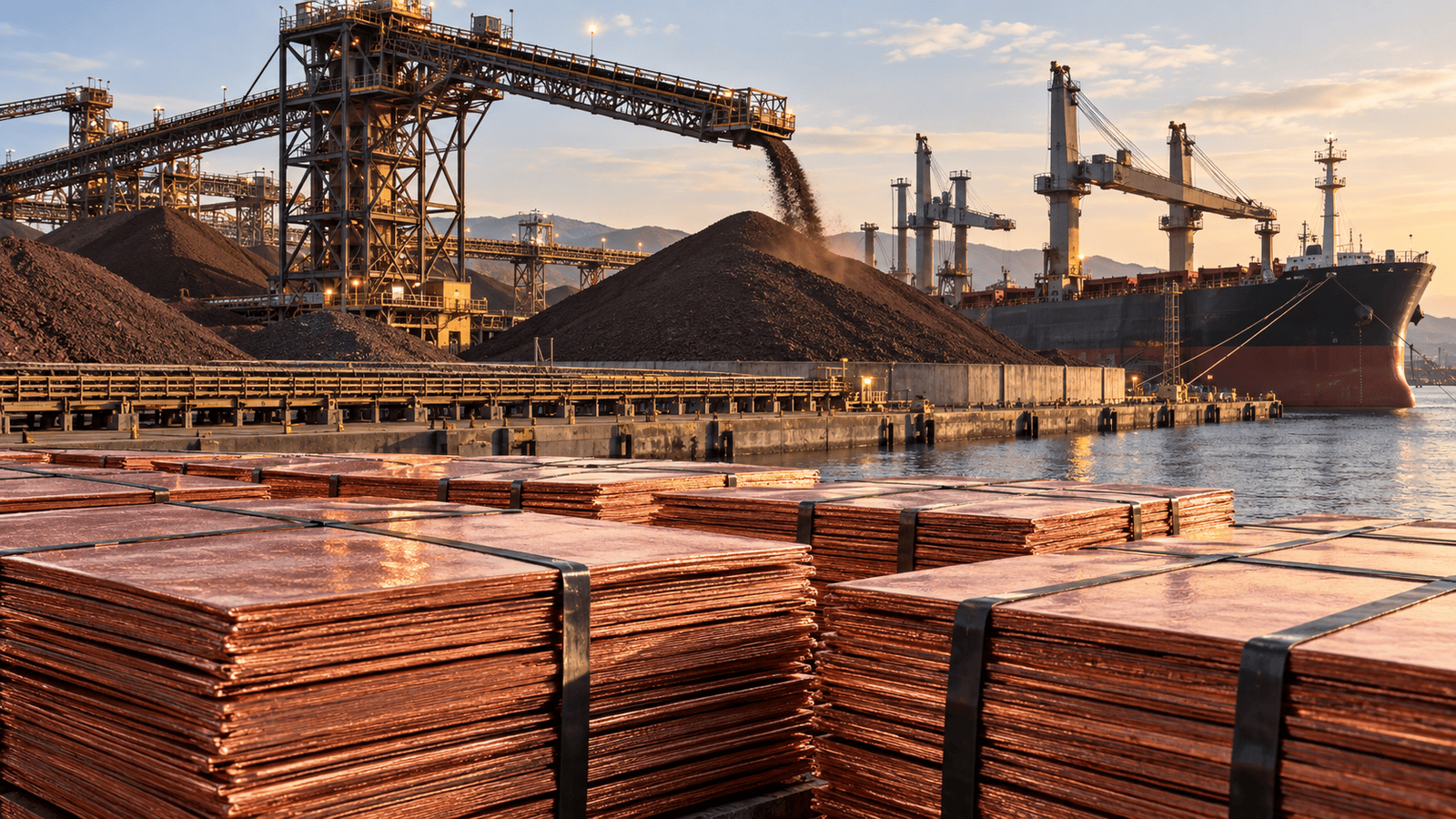 Market intelligence on copper supply, production constraints, regional premiums, logistics and physical-market dislocations.