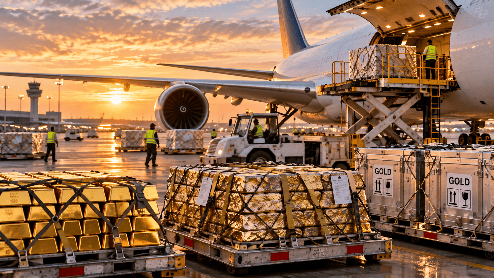 Market intelligence on global gold trade across gold concentrate, doré and refined gold, covering production and availability, pricing benchmarks and differentials, refining and assay conditions, provenance and export requirements, regional trade flows, secure air logistics and factors affecting physical trade execution
