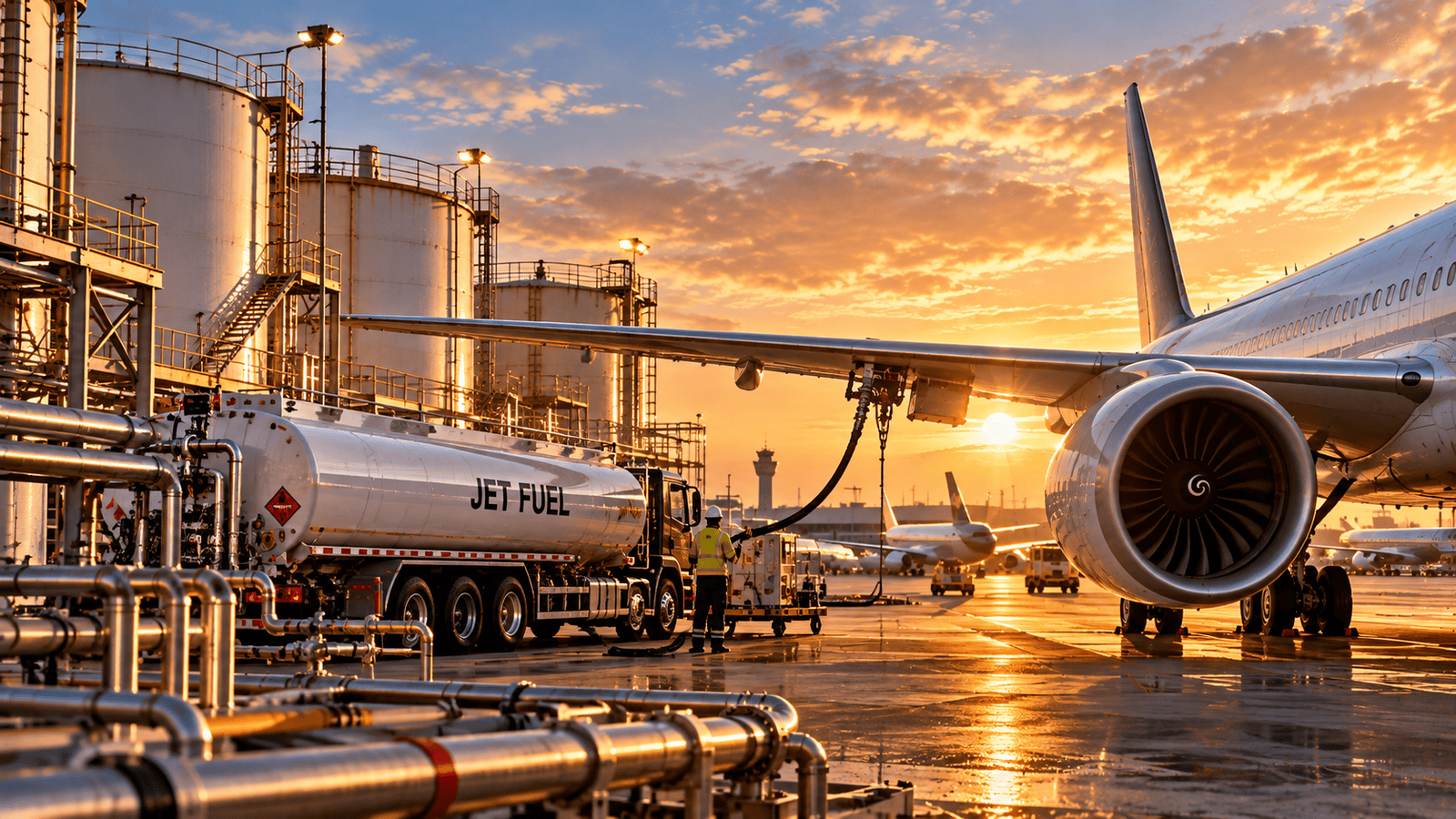 Market intelligence on global jet fuel trade, covering refinery production and availability, aviation demand, pricing benchmarks and differentials, inventories, exportability, regional trade flows, freight, logistics and factors affecting physical trade execution.